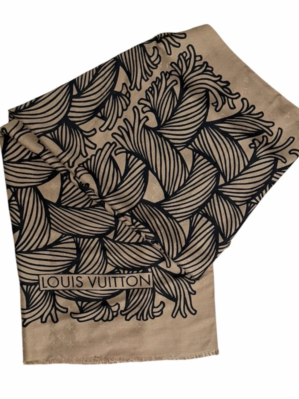 Louis Vuitton x Christopher Nemeth Oversized Monogram Rope Shawl Wrap 55x77 - Picture 5 of 8
